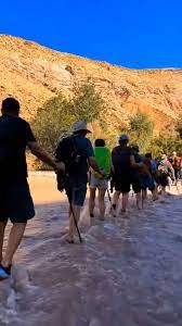 Group hiking adventure