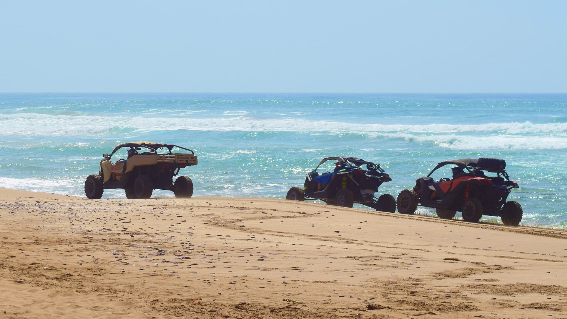 Buggy adventure on beach