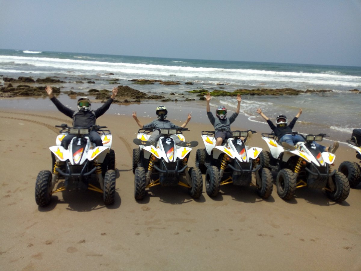 Group quad biking adventure
