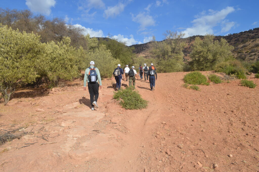 Panoramic view from hiking trail